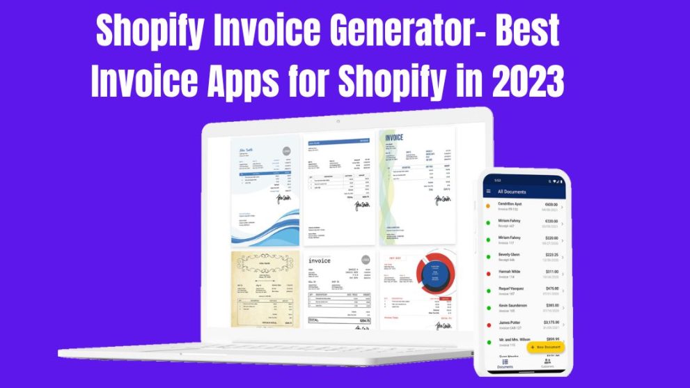 Shopify Invoice Generator- Best Invoice Apps for Shopify in 2023