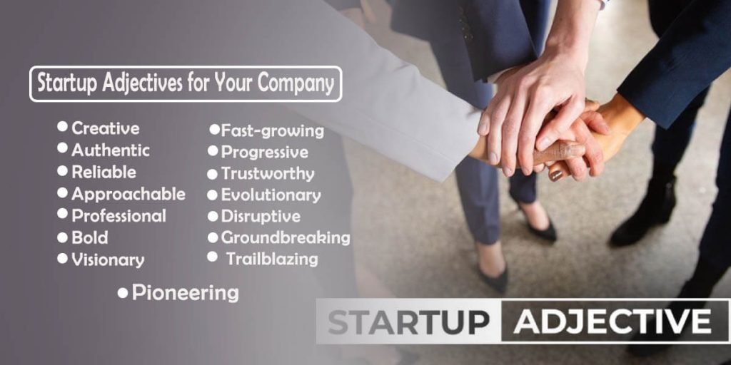Startup Adjectives for Your Company